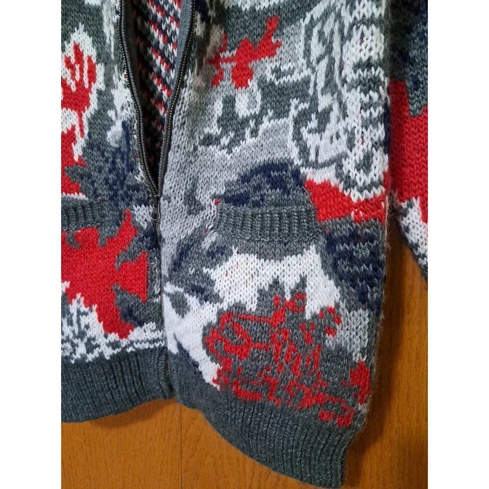 GapKids  Girl's Knit Winter Zip Up Long Sleeve Wool Blend Cardigan Sweater L 10